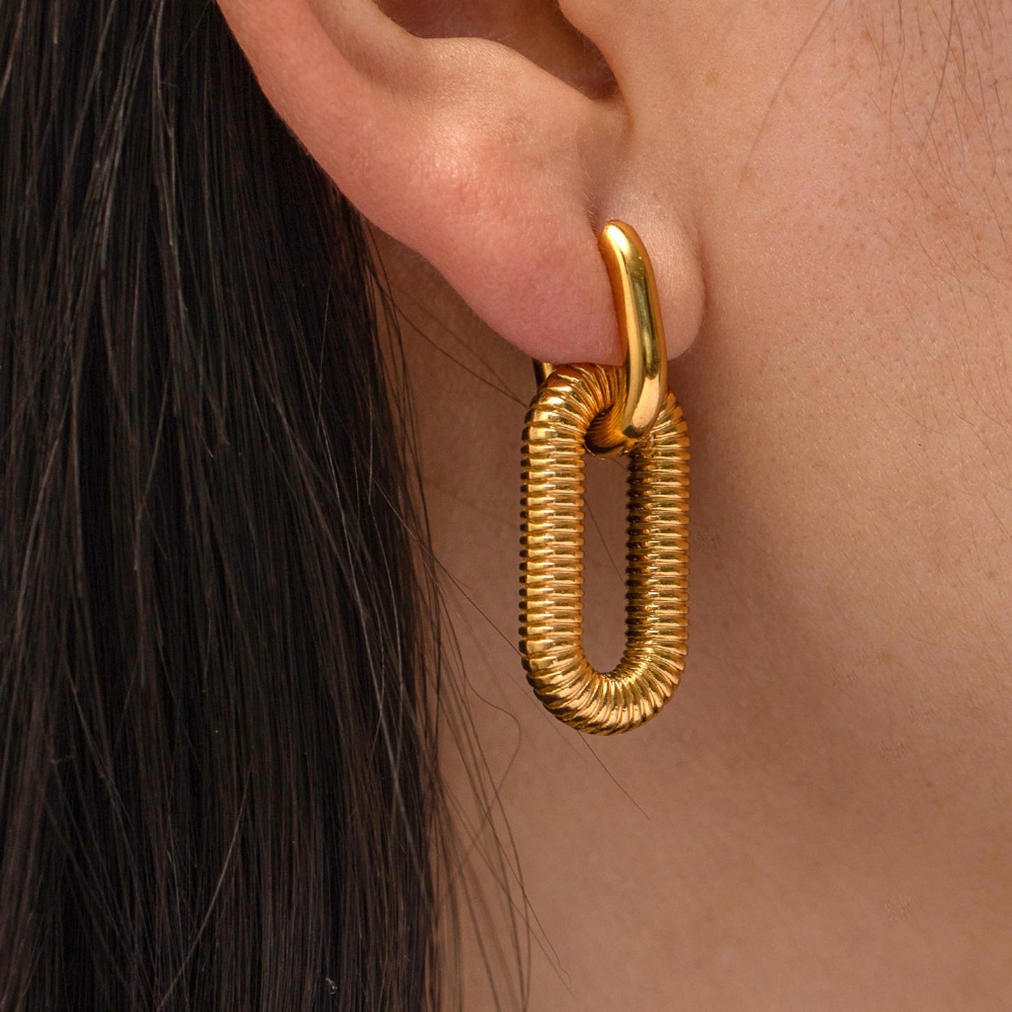 American high-end stainless steel earrings - KALONBD.COM