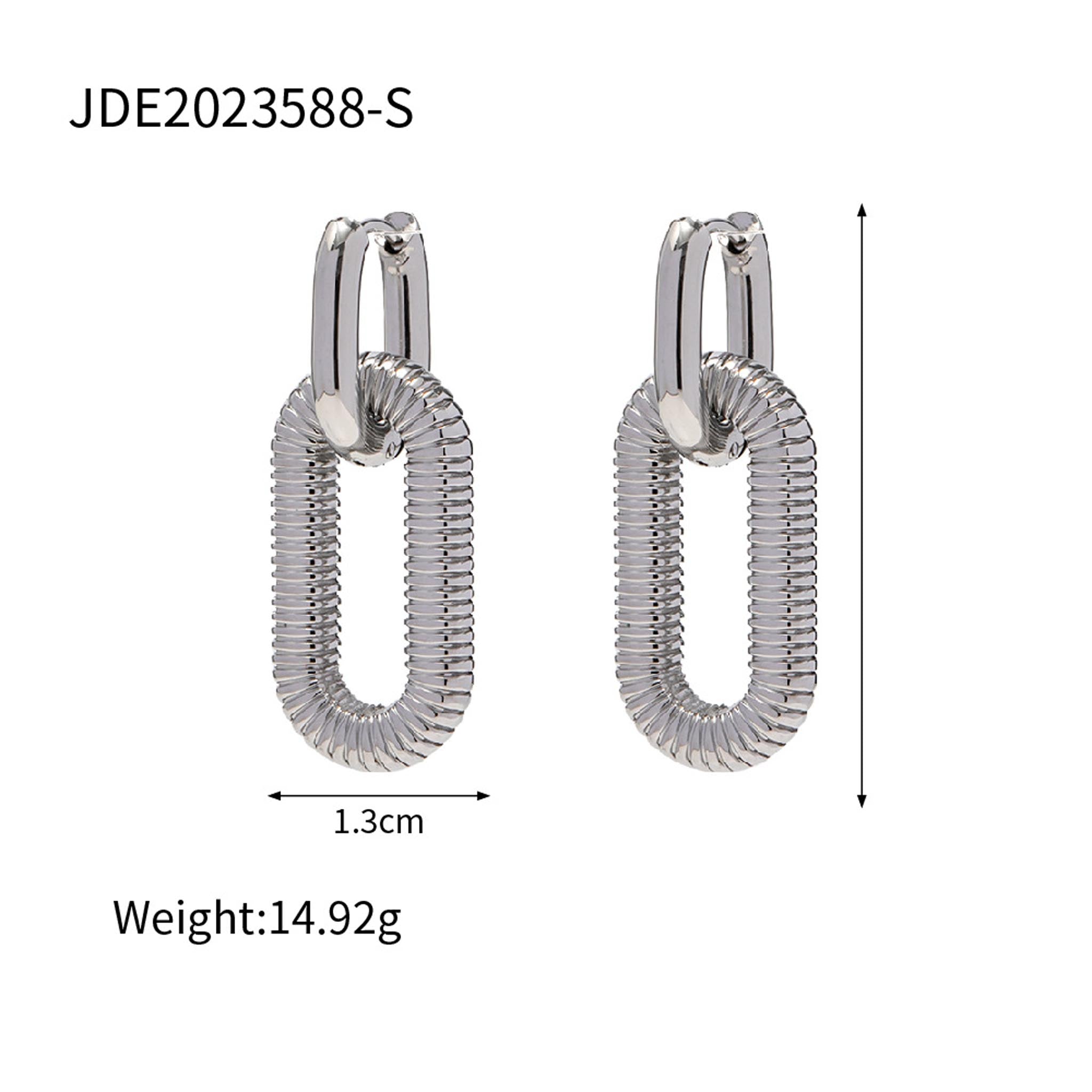American high-end stainless steel earrings - KALONBD.COM