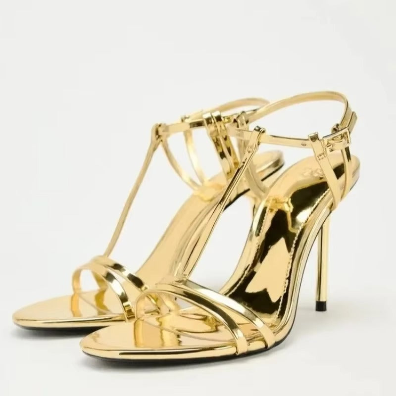 KalonBd Gold shallow high heel - KALONBD.COM