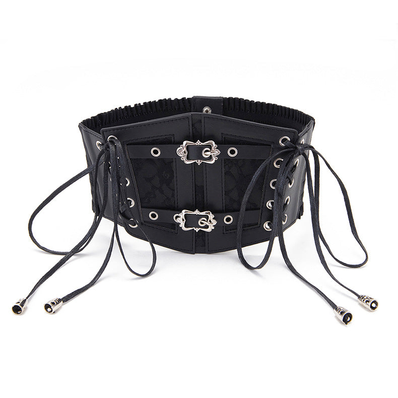 KalonBd Lace Strap Leather Belt - KALONBD.COM
