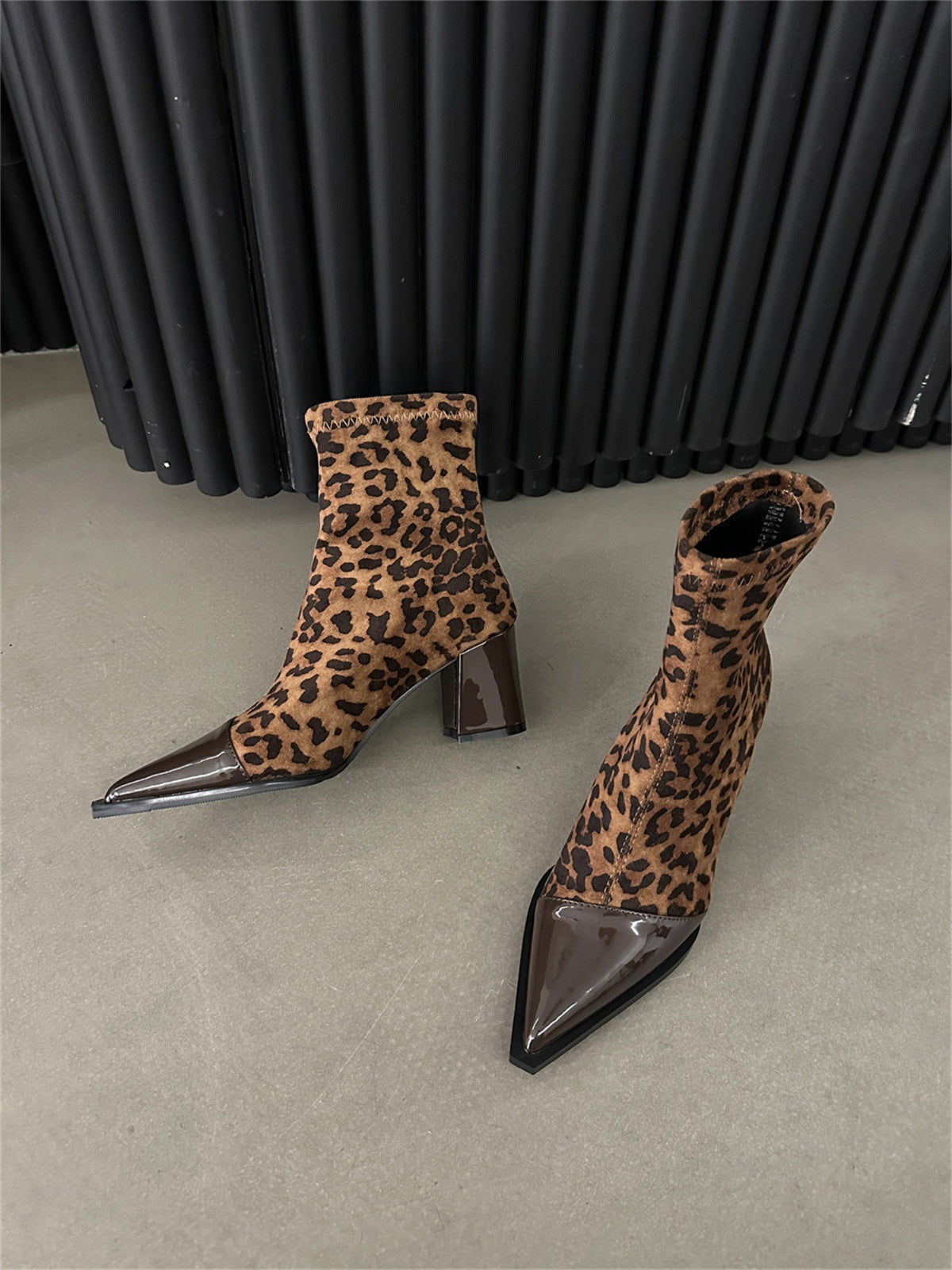 American Pointed High-Heeled Short Boots - KALONBD.COM