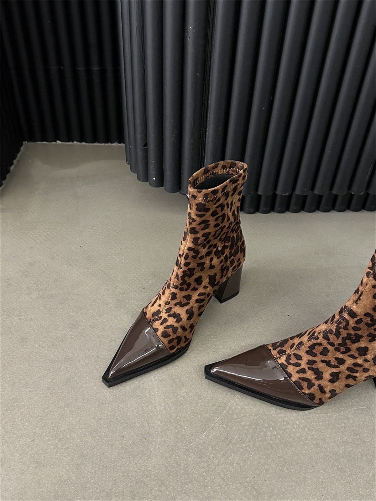 American Pointed High-Heeled Short Boots - KALONBD.COM