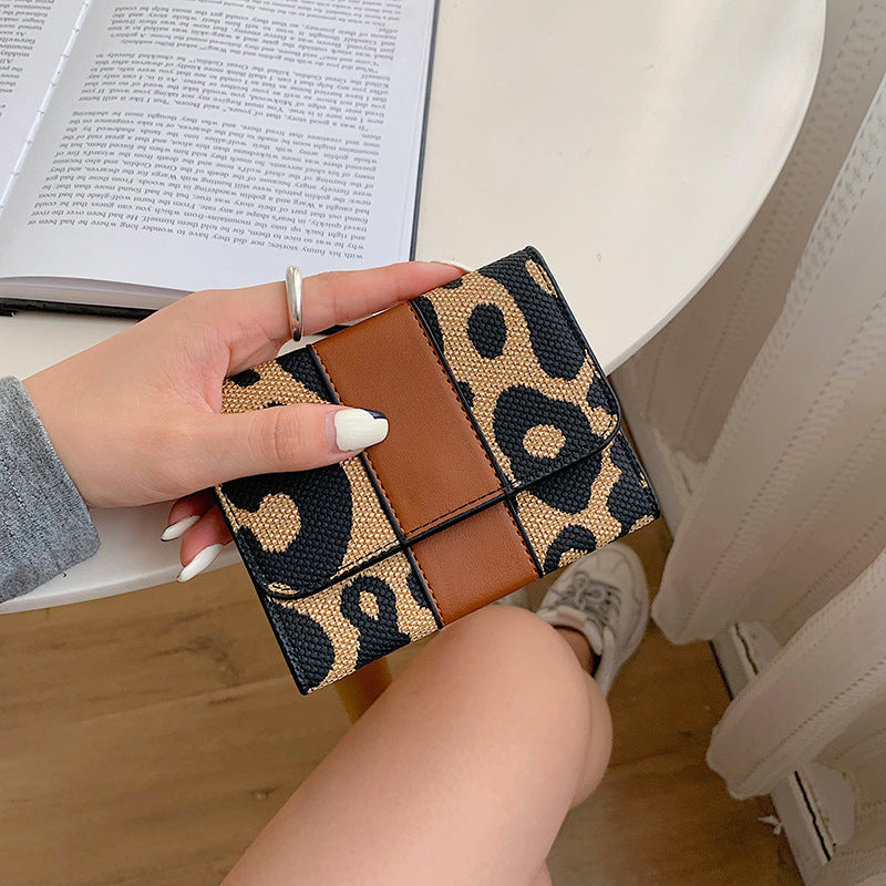 Leopard print multicard holder wallet - KALONBD.COM