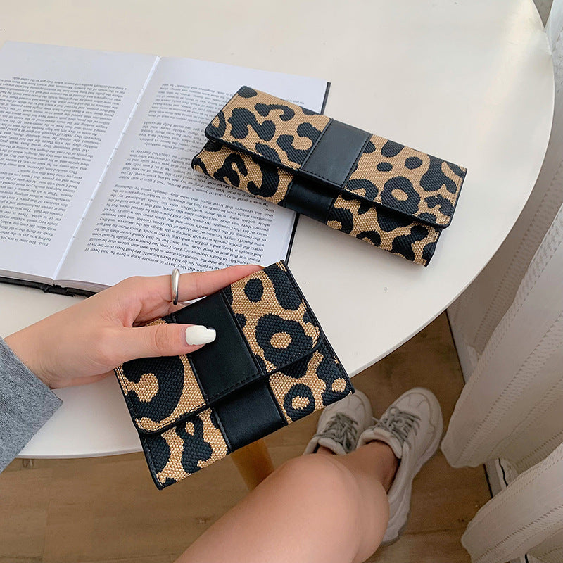 Leopard print multicard holder wallet - KALONBD.COM