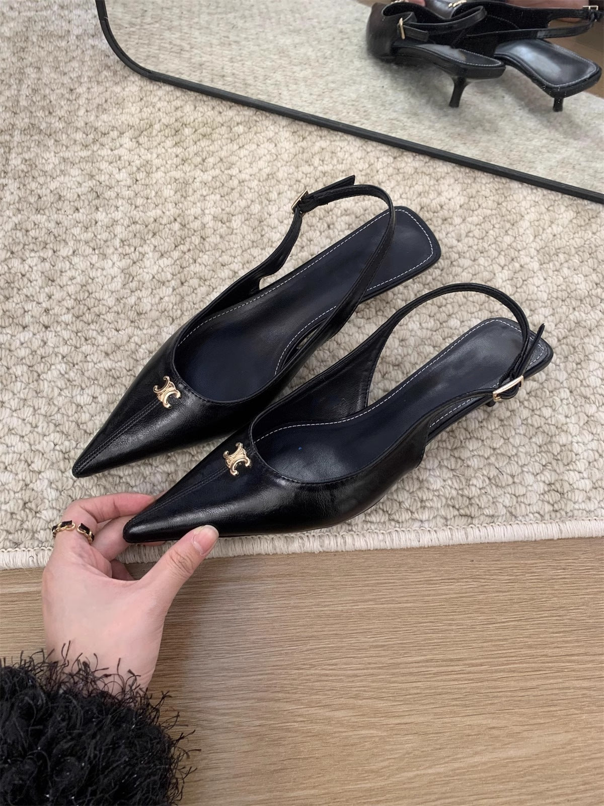Kalonbd Small Kitten Heels - KALONBD.COM