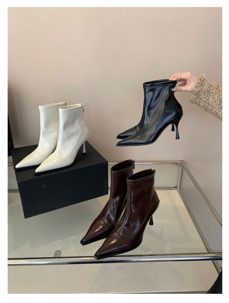 KalonBd American stiletto stitching skinny boots - KALONBD.COM