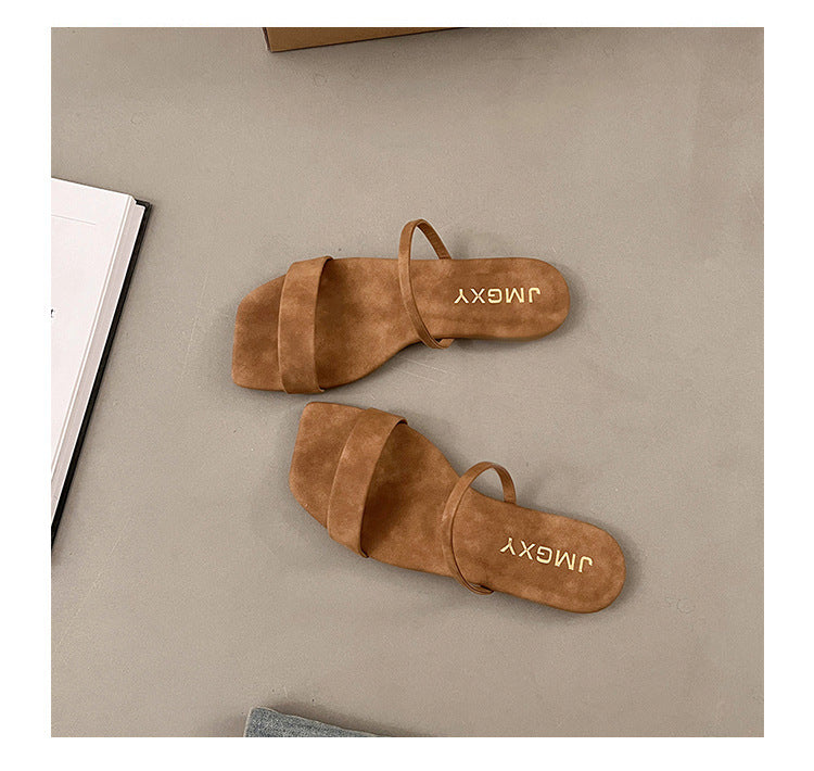 KalonBd flat bottom outdoor slippers - KALONBD.COM