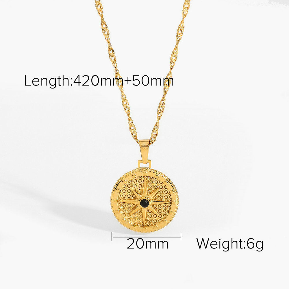KalonBd Stylish eight-pointed star necklace (pre-book) - KALONBD.COM