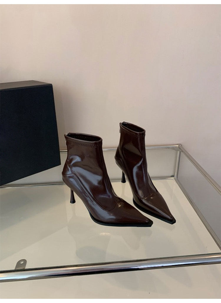 KalonBd American stiletto stitching skinny boots - KALONBD.COM