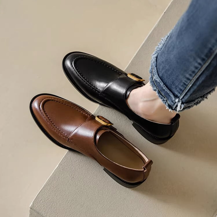 Belt buckle small leather shoes - KALONBD.COM