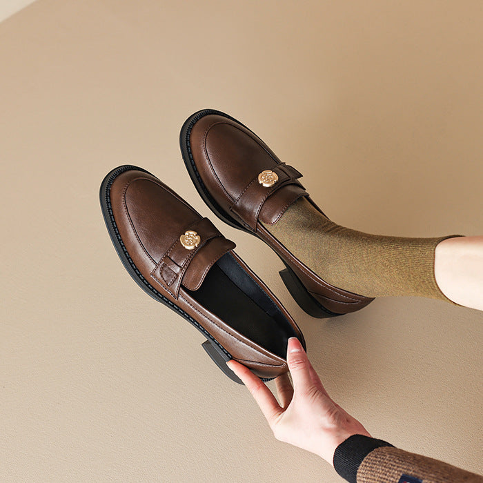 KalonBd British style patent leather loafers - KALONBD.COM