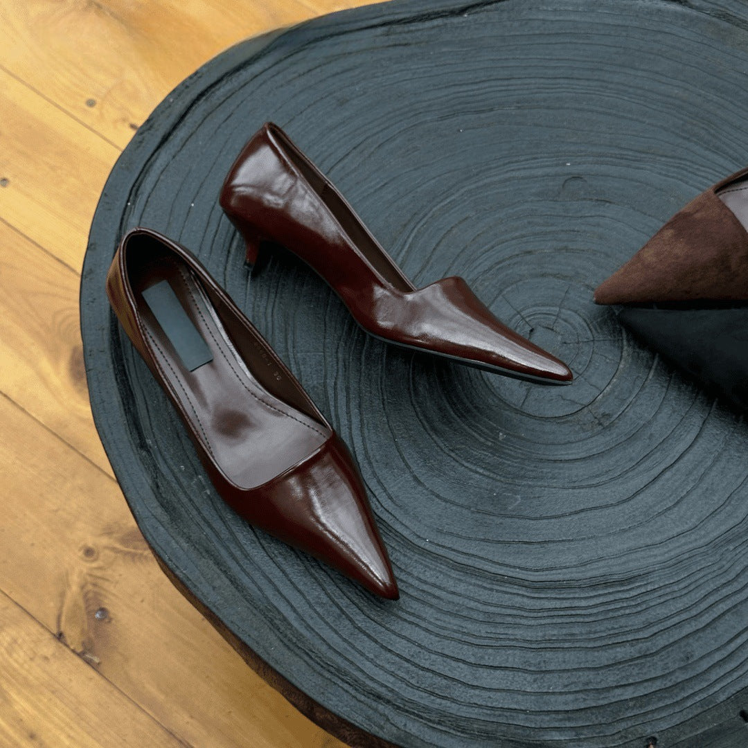 KalonBd 2025 autumn new French kitten low heel (Pre-Book) - KALONBD.COM