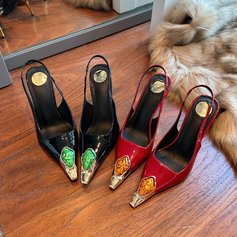 New style stiletto square Heel - KALONBD.COM