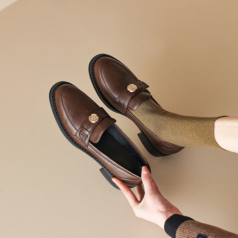 KalonBd British style patent leather loafers - KALONBD.COM