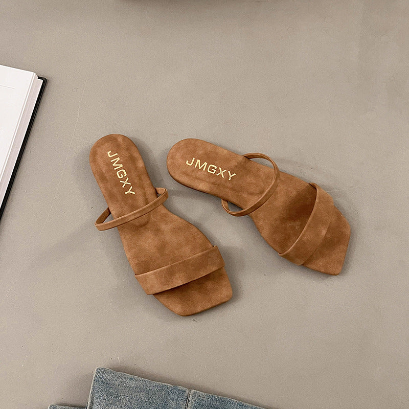 KalonBd flat bottom outdoor slippers - KALONBD.COM