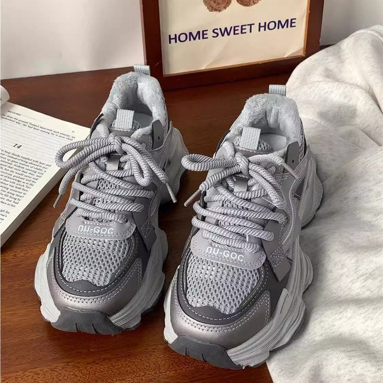 Thick-soled velvet warm Sneakers(36) - KALONBD.COM