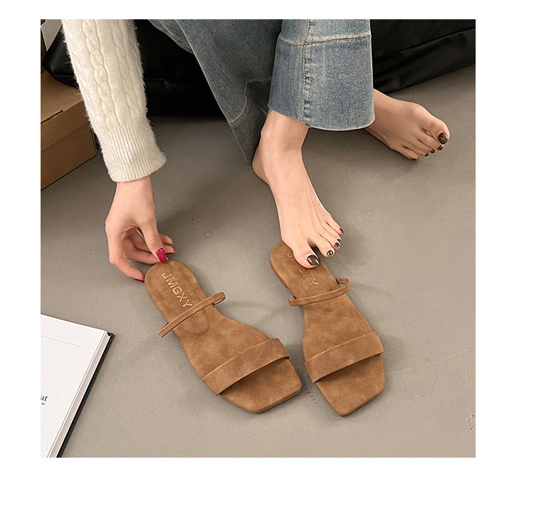 KalonBd flat bottom outdoor slippers - KALONBD.COM