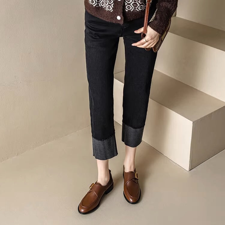 Belt buckle small leather shoes - KALONBD.COM