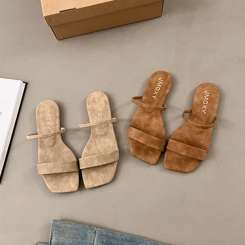 KalonBd flat bottom outdoor slippers - KALONBD.COM