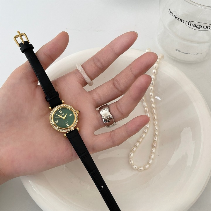 KalonBd Diamond studded round dial - KALONBD.COM