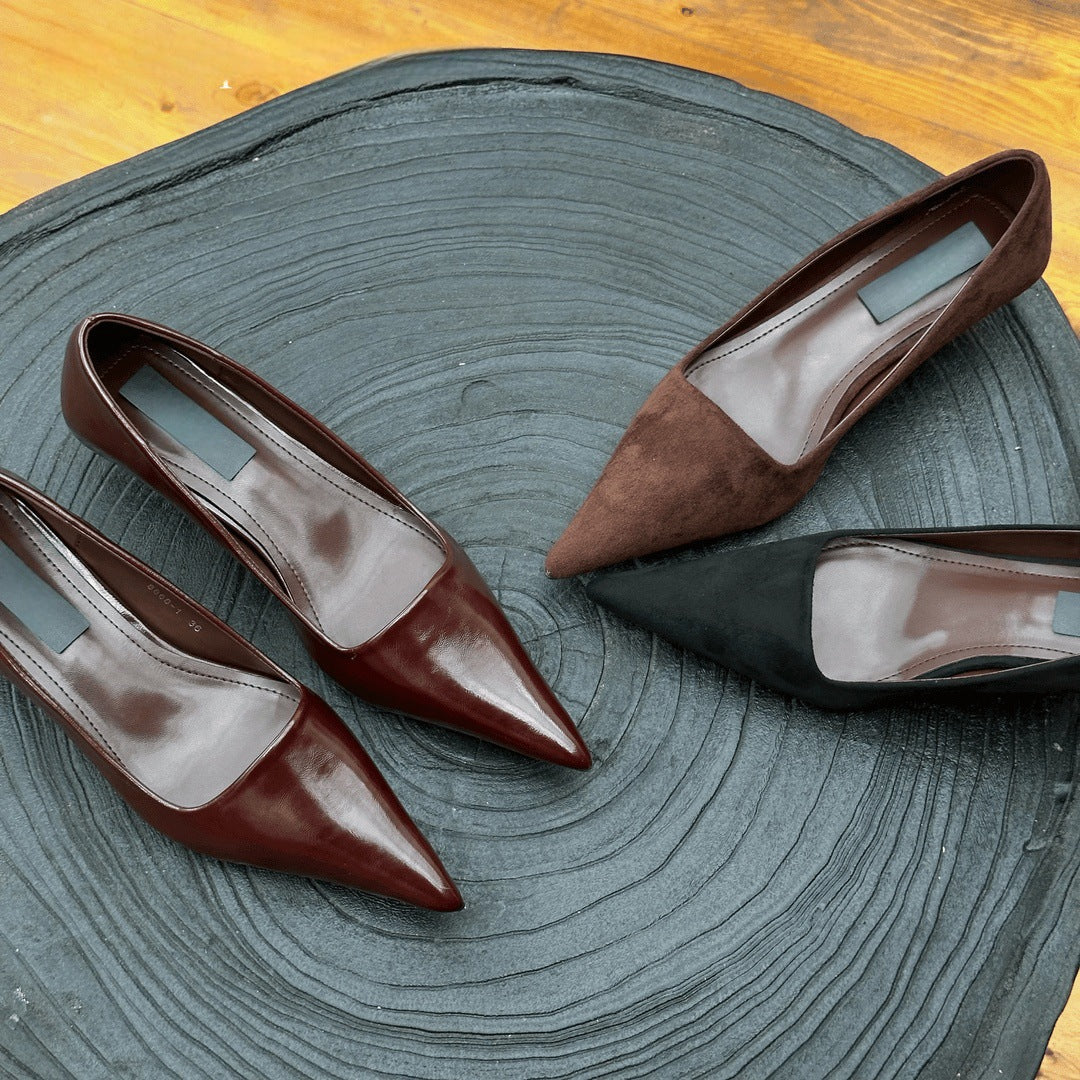 KalonBd 2025 autumn new French kitten low heel (Pre-Book) - KALONBD.COM