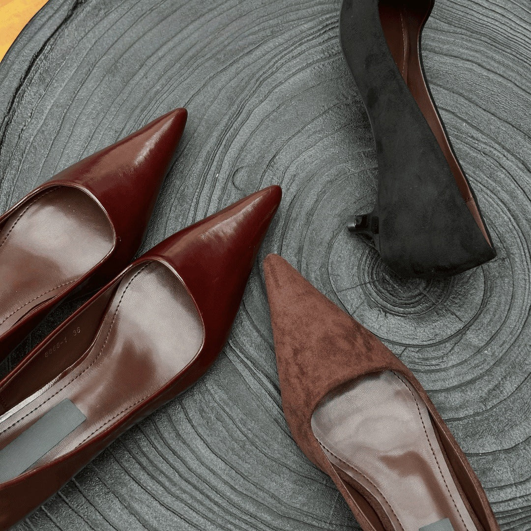 KalonBd 2025 autumn new French kitten low heel (Pre-Book) - KALONBD.COM
