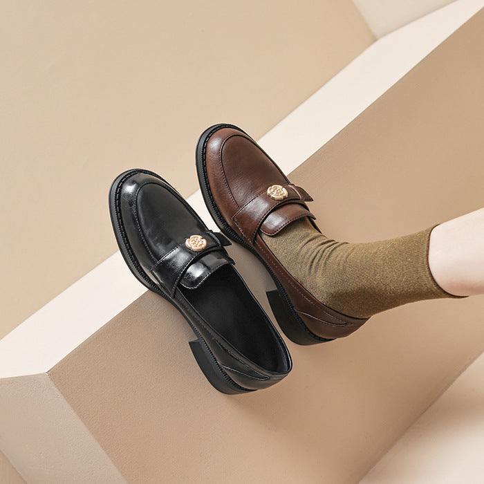 KalonBd British style patent leather loafers - KALONBD.COM