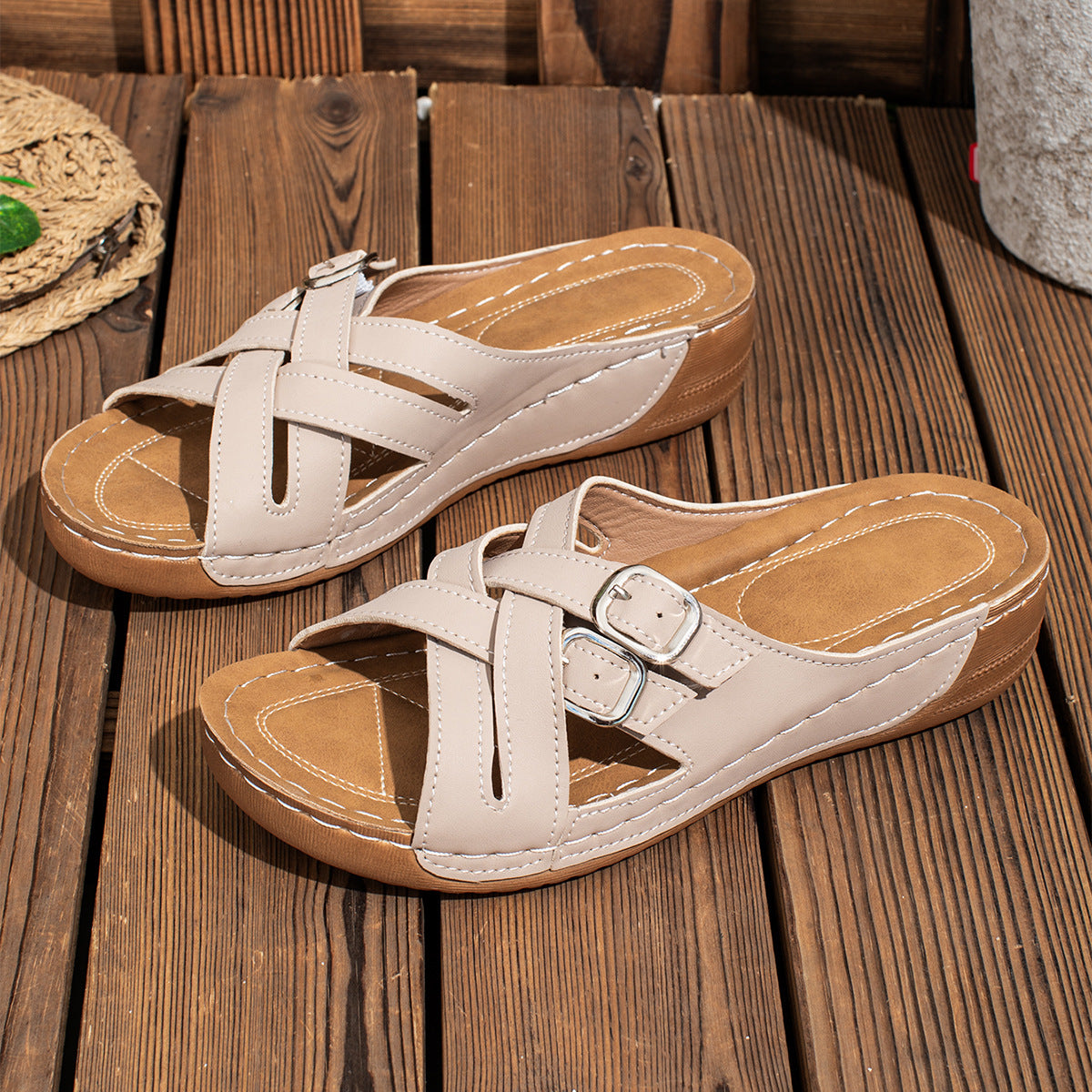 KalonBd belt buckle sandals - KALONBD.COM