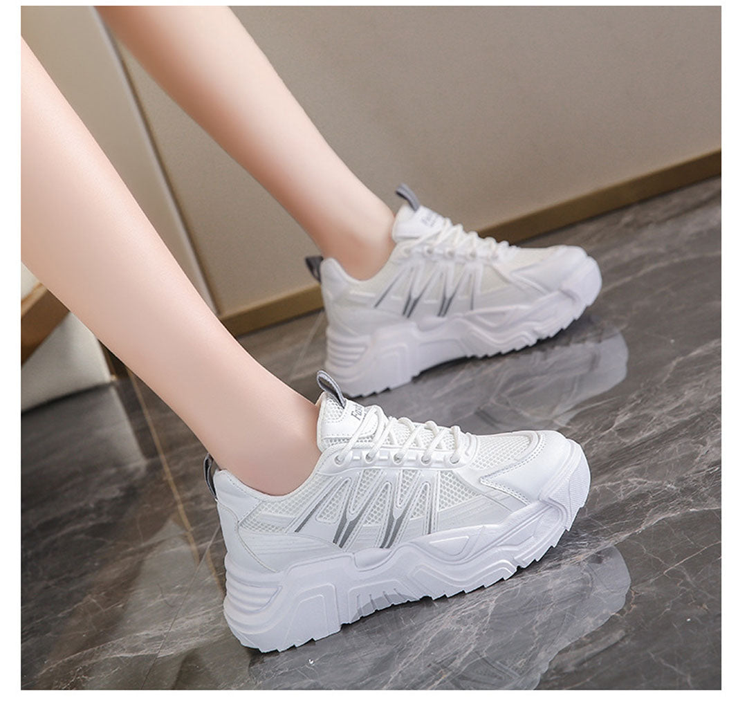 White sales lightweight sneakers