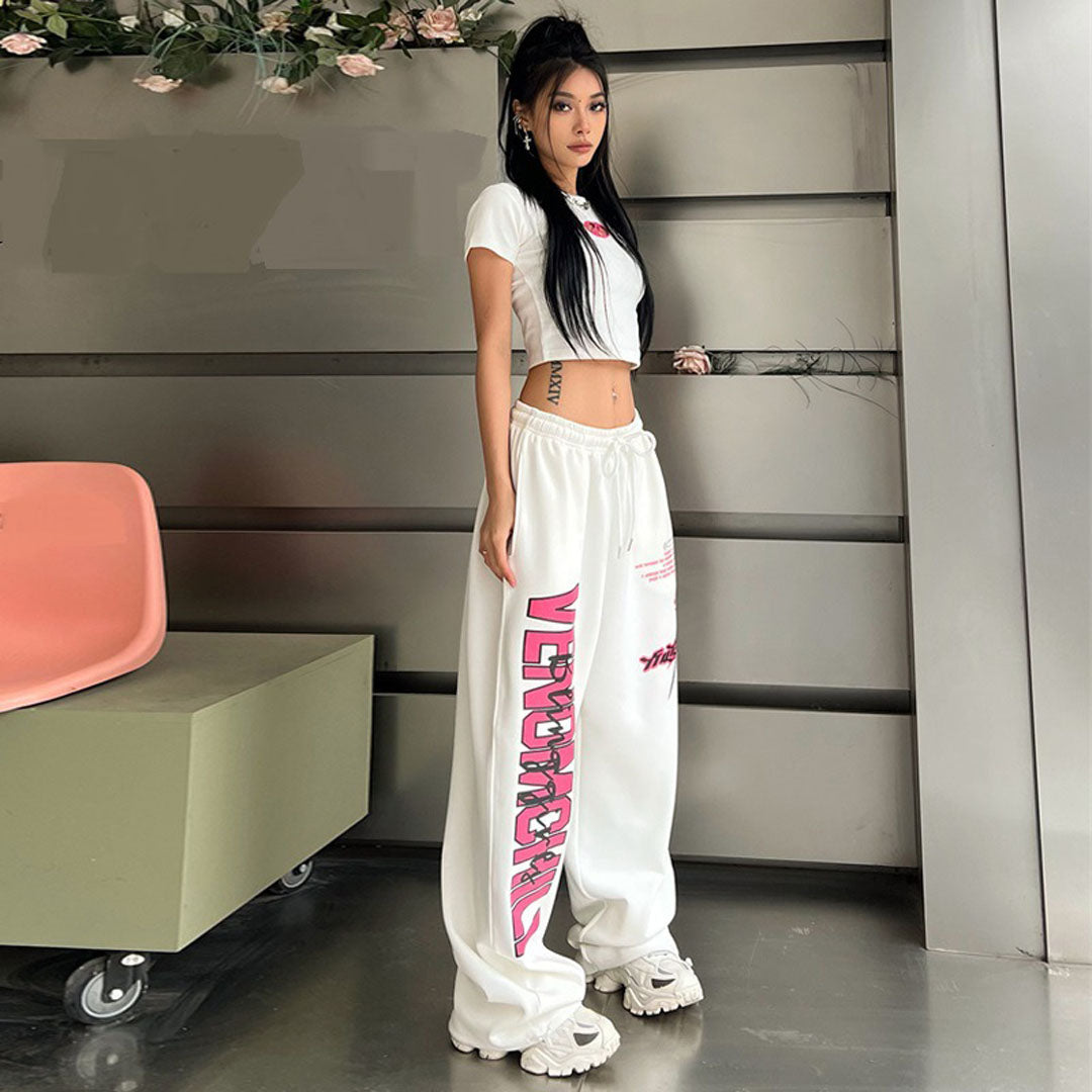 trendy printedloose fit pant - KALONBD.COM