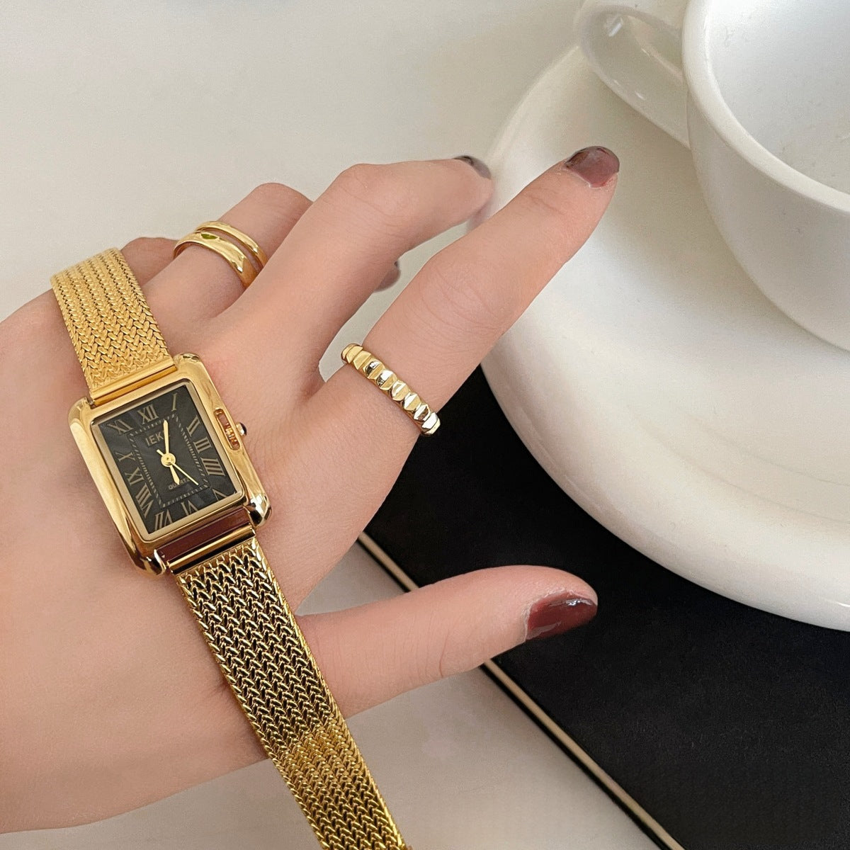 KalonBd Wheat luxury exquisite watch- Gold
