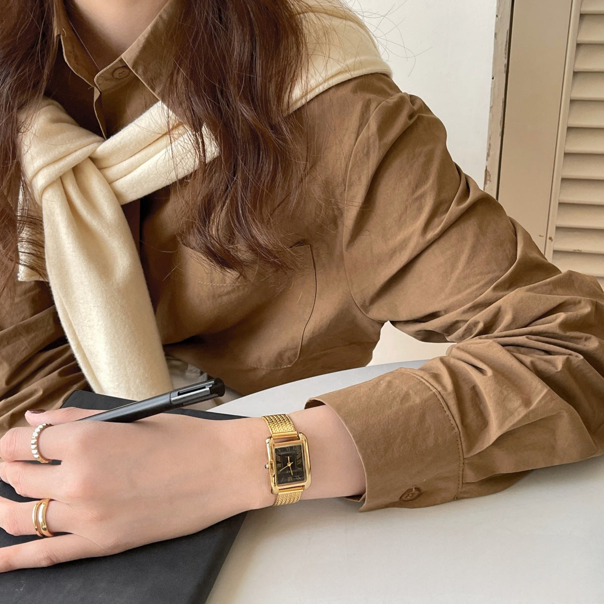 KalonBd Wheat luxury exquisite watch- Gold