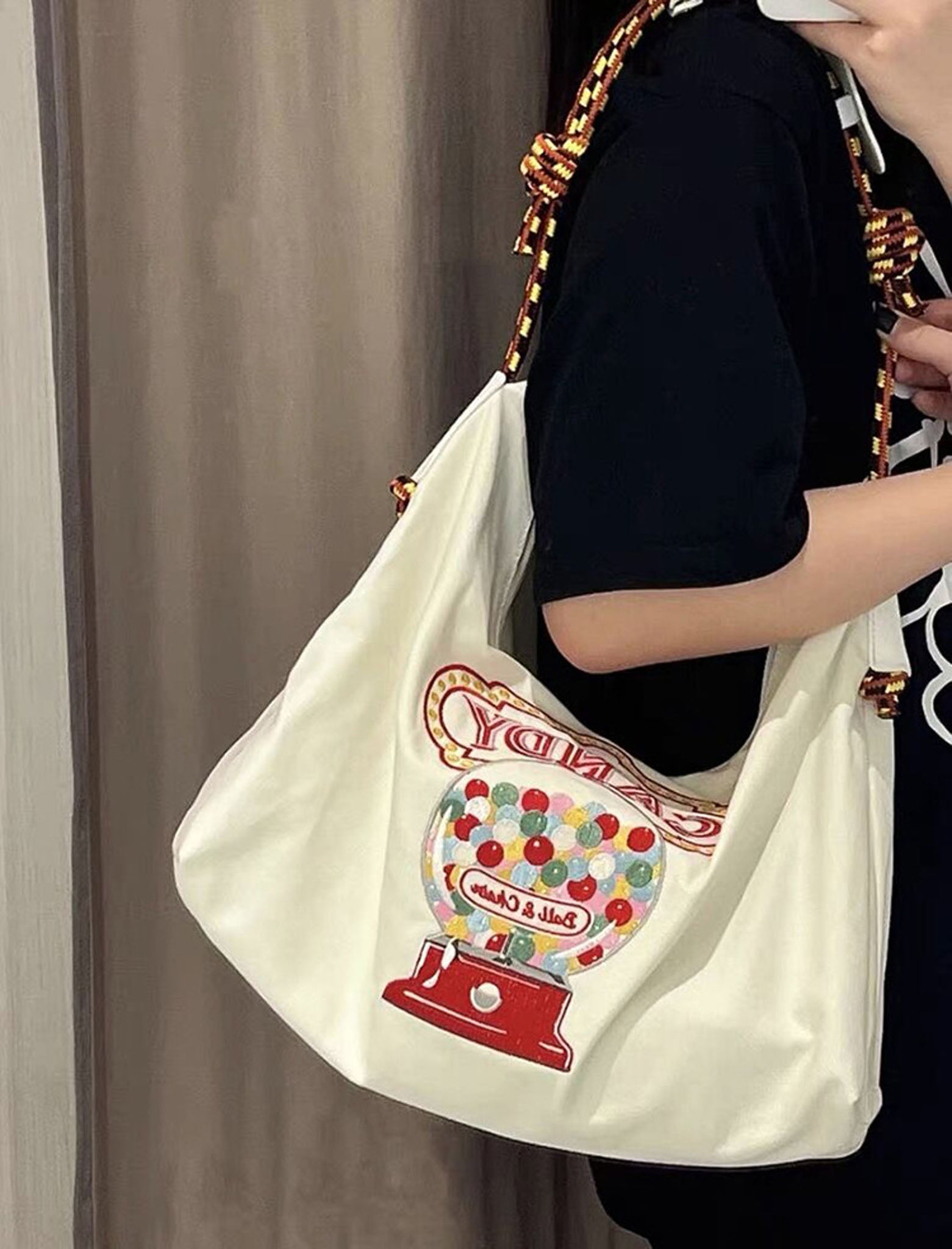 Brooklyn embroidered tote bag - KALONBD.COM