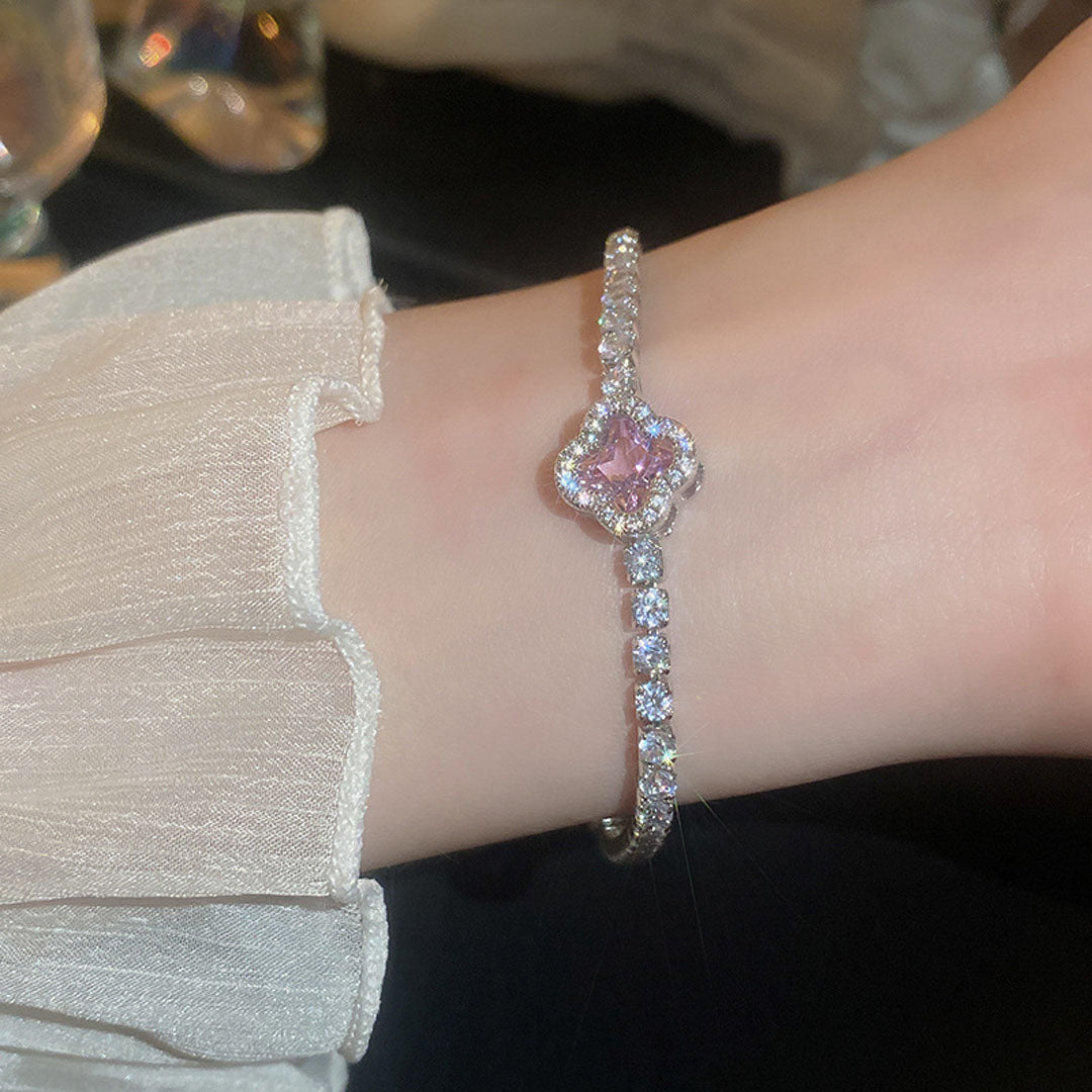 Natural stone flower shaped bracelet - KALONBD.COM