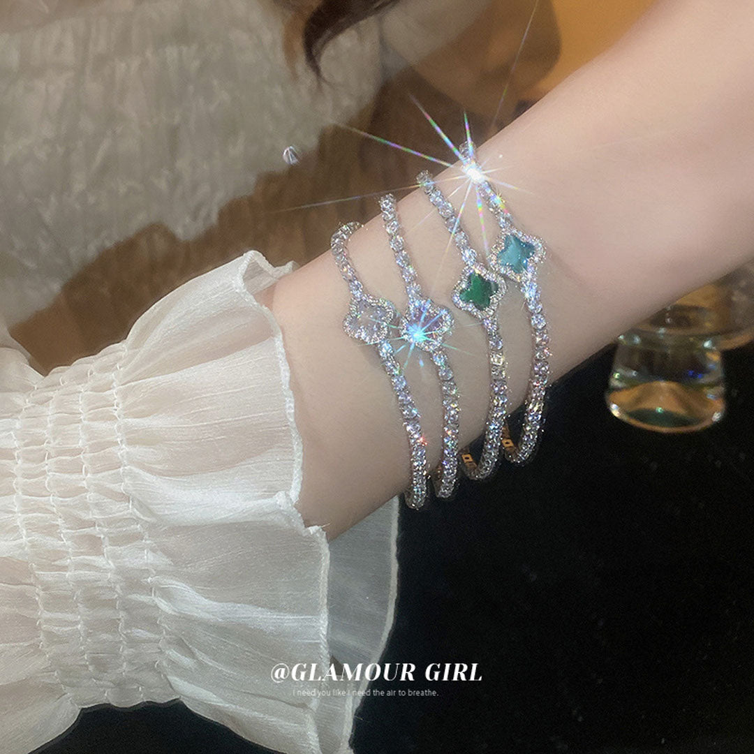 Natural stone flower shaped bracelet - KALONBD.COM