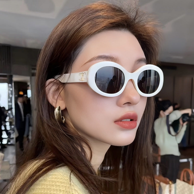 2K25 new ins sunglasses-white - KALONBD.COM