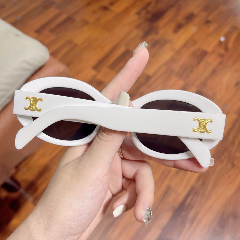 2K25 new ins sunglasses-white - KALONBD.COM