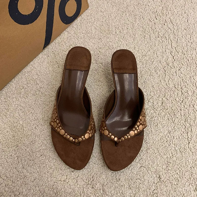 KalonBd American Style Studded Flip-Flop(Pre-book)