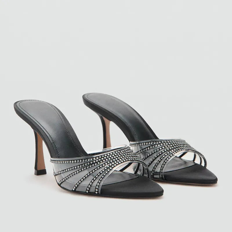 Kalonbd Rhinestone stiletto heels (pre-book) - KALONBD.COM