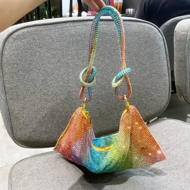 KalonBd Full Rhinestone Handbag- Multicolor(Pre-book) - KALONBD.COM