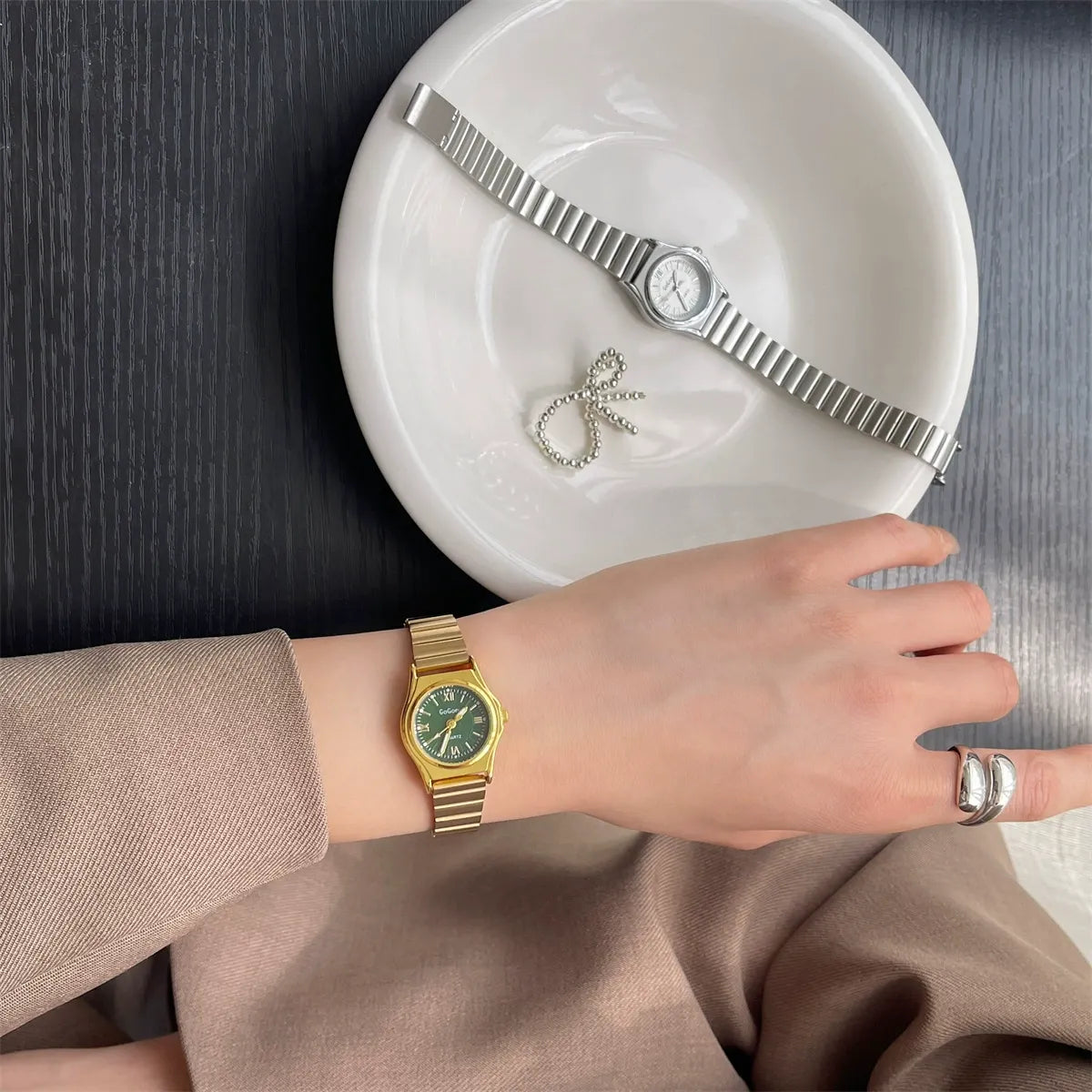 Kalonbd foreign trade fashion quartz watch-Gold(Pre-book)