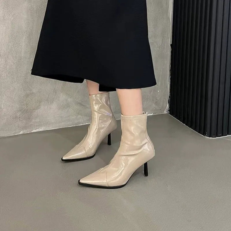 KalonBd High heel slim boots