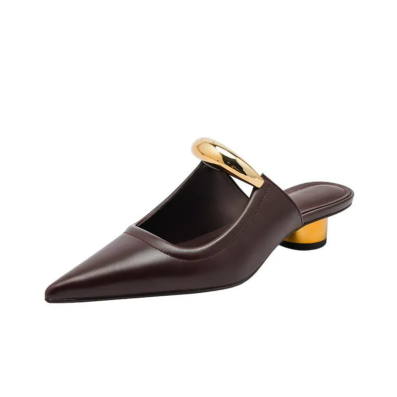 KalonBd French style thick heel(pre-book)