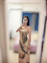 KalonBd Shell Print Tulle Dress