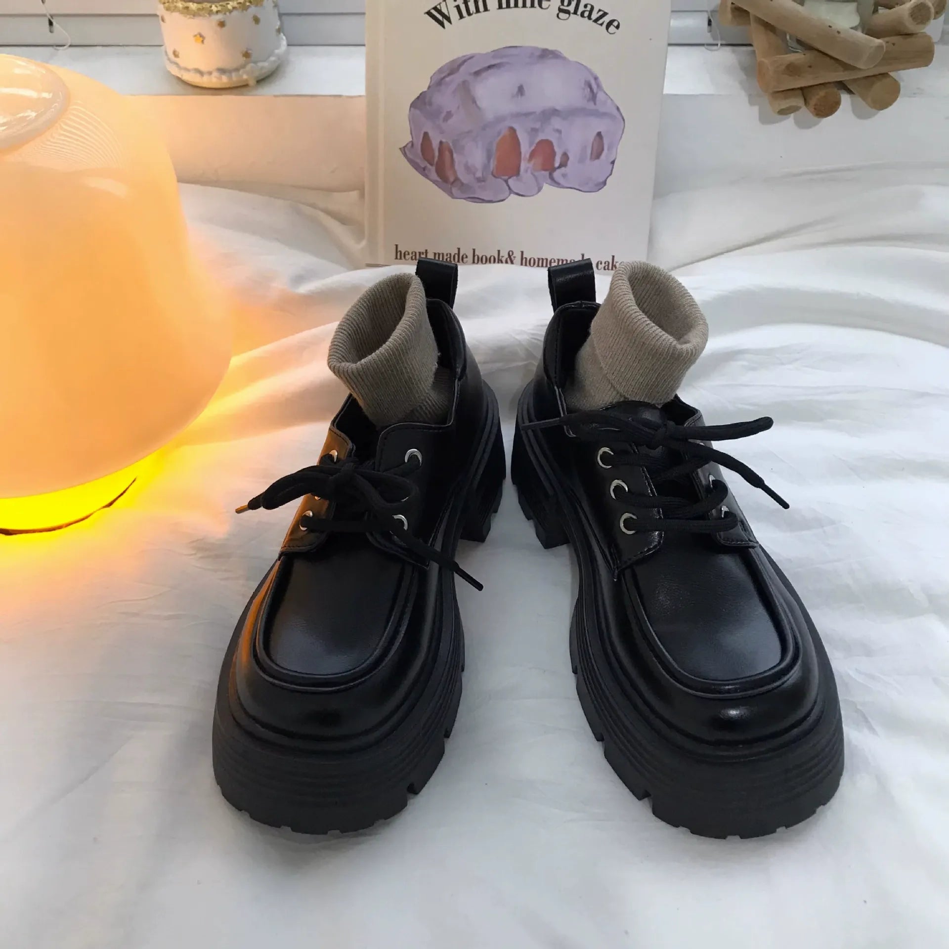 KalonBd versatile thick-soled Matte Boots(Pre-Book)