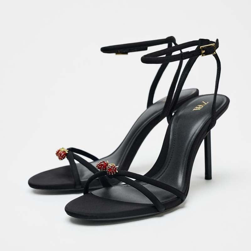 ZA26 Rhinestone Strawberry Heels - KALONBD.COM