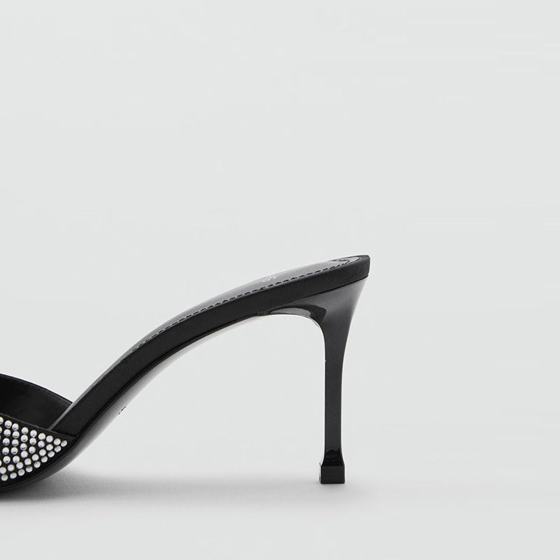 KalonBd Rhinestone Pointed heel - KALONBD.COM