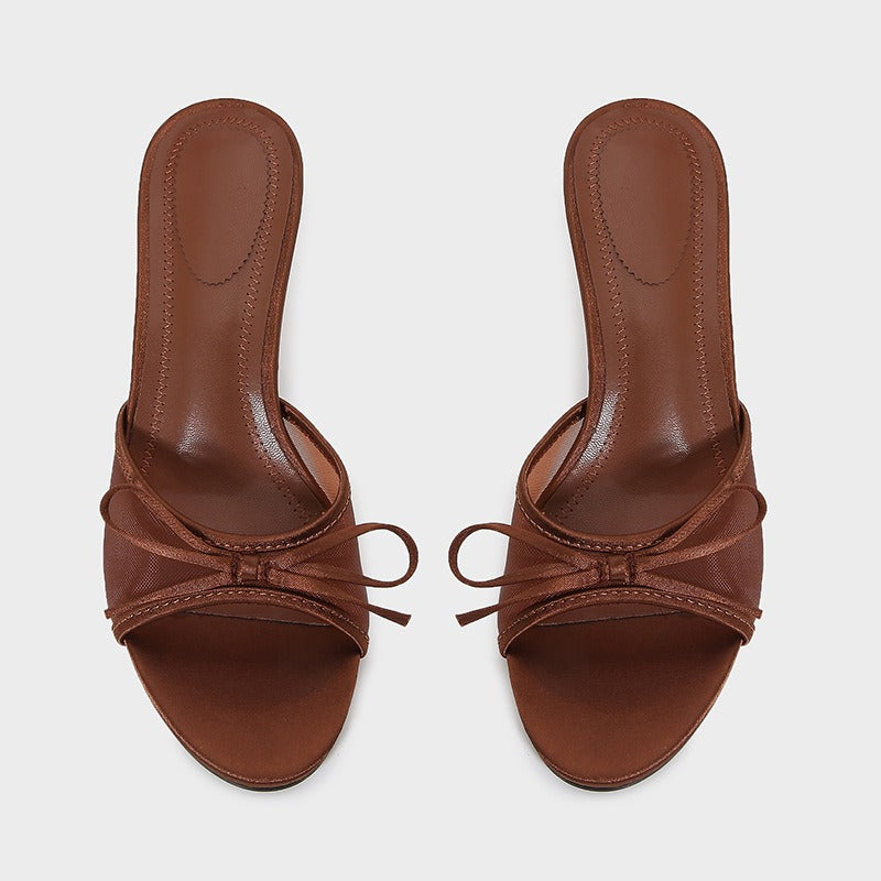 KalonBd TRF Women Mesh Bow Heel(Pre-book) - KALONBD.COM