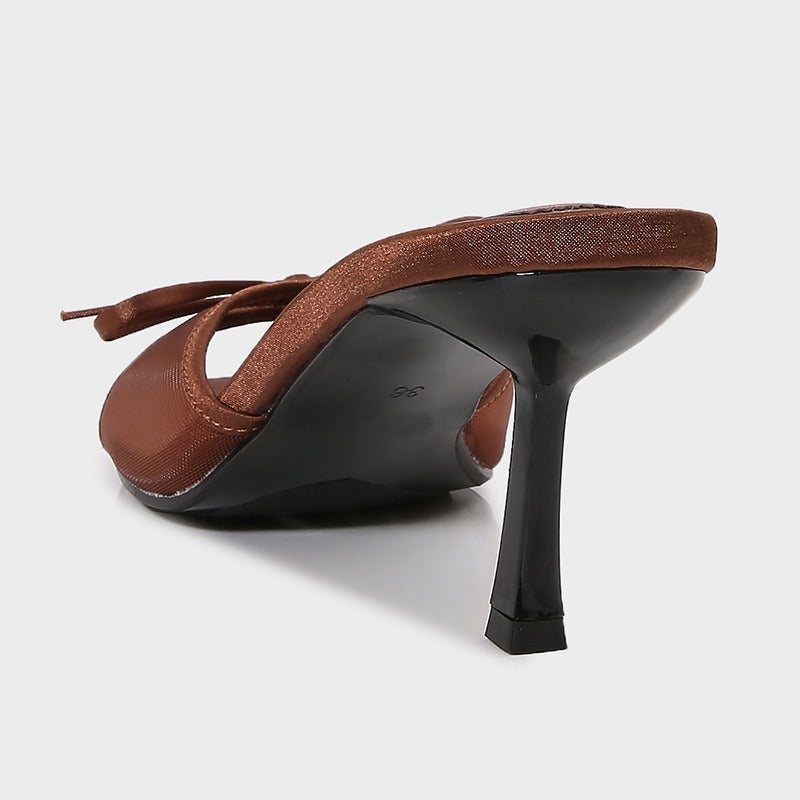 KalonBd TRF Women Mesh Bow Heel(Pre-book) - KALONBD.COM