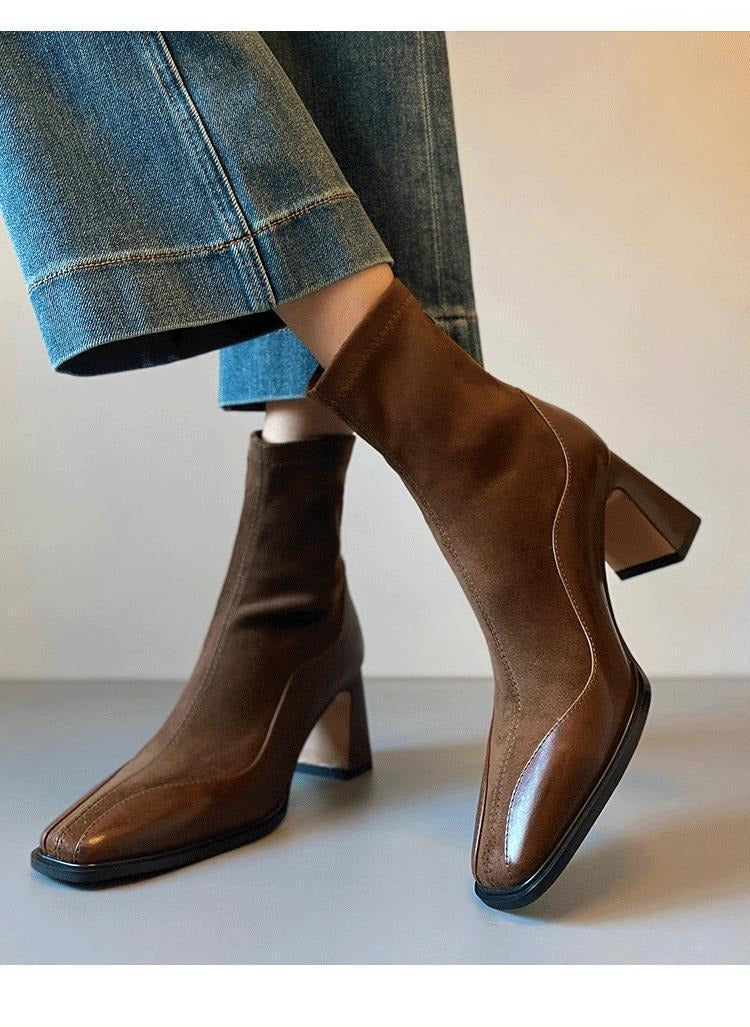 KalonBd French retro Martin boots